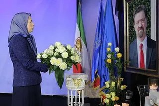 پاریس - اور سور اواز - سخنرانی مریم رجوی در گرامیداشت منصور قدرخواه، مبارز میدان هنر و مقاومت