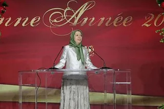 مریم رجوی در دیدار با حامیان فرانسوی مقاومت ایران به مناسبت سال نو میلادی