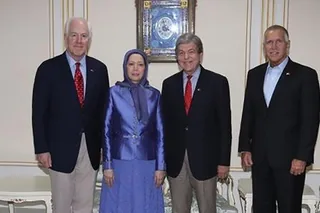 دیدار هیئت عالیرتبة سنای آمریكا با خانم مریم رجوی و مجاهدین در تیرانا