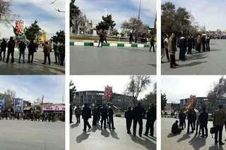 قیام ایران-شماره ۷۲ : راهپيمايي كارگران شرکت صنعتی هپكو در اراك و حمايت مردم شهر از كارگران