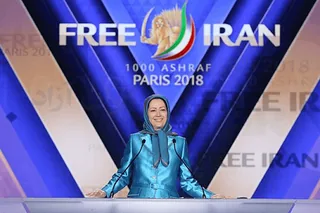 سخنرانی مریم رجوی در گردهمایی بزرگ مقاومت در پاریس ۱۳۹۷ - سرنگونی رژیم حتمی است، ایران آزاد می‌شود