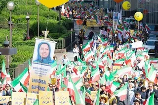 تطاهرات بزرگ ایرانیان در بروکسل, مریم رجوی: اتحادیه اروپا بايد رژيم ملايان را مورد تحریم‌های همه‌جانبه قرار دهد