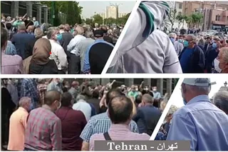 اعتراض و خيزش سراسری بازنشستگان براي سومين بار در سال جدید در ۲۷ شهر(۲۰ استان) ایران