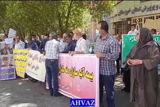 تظاهرات معلمان در ۲۲ استان و تظاهرات بازنشستگان در تبریز، اهواز، رشت و دورود مرگ بر رییسی، زنداني سياسي آزاد باید گردد، ظلم و ستم کافیه سفره ما خالیه، حسین حسین شعارتون دروغ و دزدی کارتون