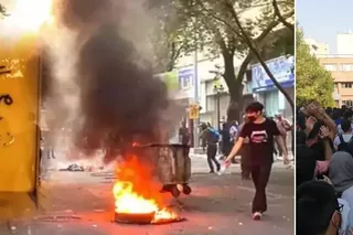 قيام سراسری - شماره ۷۸  تظاهرات و درگيري در نقاط مختلف تهران و شهرهاي مختلف در سي و نهمين شب قيام