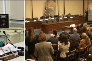 استماع خانم مریم رجوی در اجلاس گروه پارلمانی حقوق‌بشر و دموکراسی در ایران در کنگره آمریکا