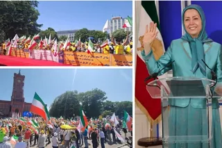 پیام خانم مریم رجوی به تظاهرات ایرانیان در برلین و استکهلم در سالروز ۳۰خرداد