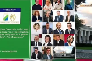 بیانیهٔ اکثریت پارلمان ایالتی آبرتزو ایتالیا حمایت از برنامهٔ ۱۰ماده‌یی خانم رجوی برای آینده ایران