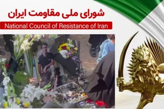 تجمع گسترده مردم بر مزار مهران بهرامیان در شب هفت وی؛ به‌رغم کنترل شدید نیروهای امنیتی