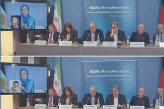 سخنرانی مریم رجوی در کنفرانس حقوق بشر در برلین